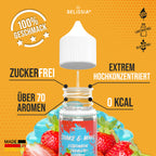BELISSIA Shake & Make Refill Eisbonbon-Erdbeer – 30 ml Nachfüllflasche