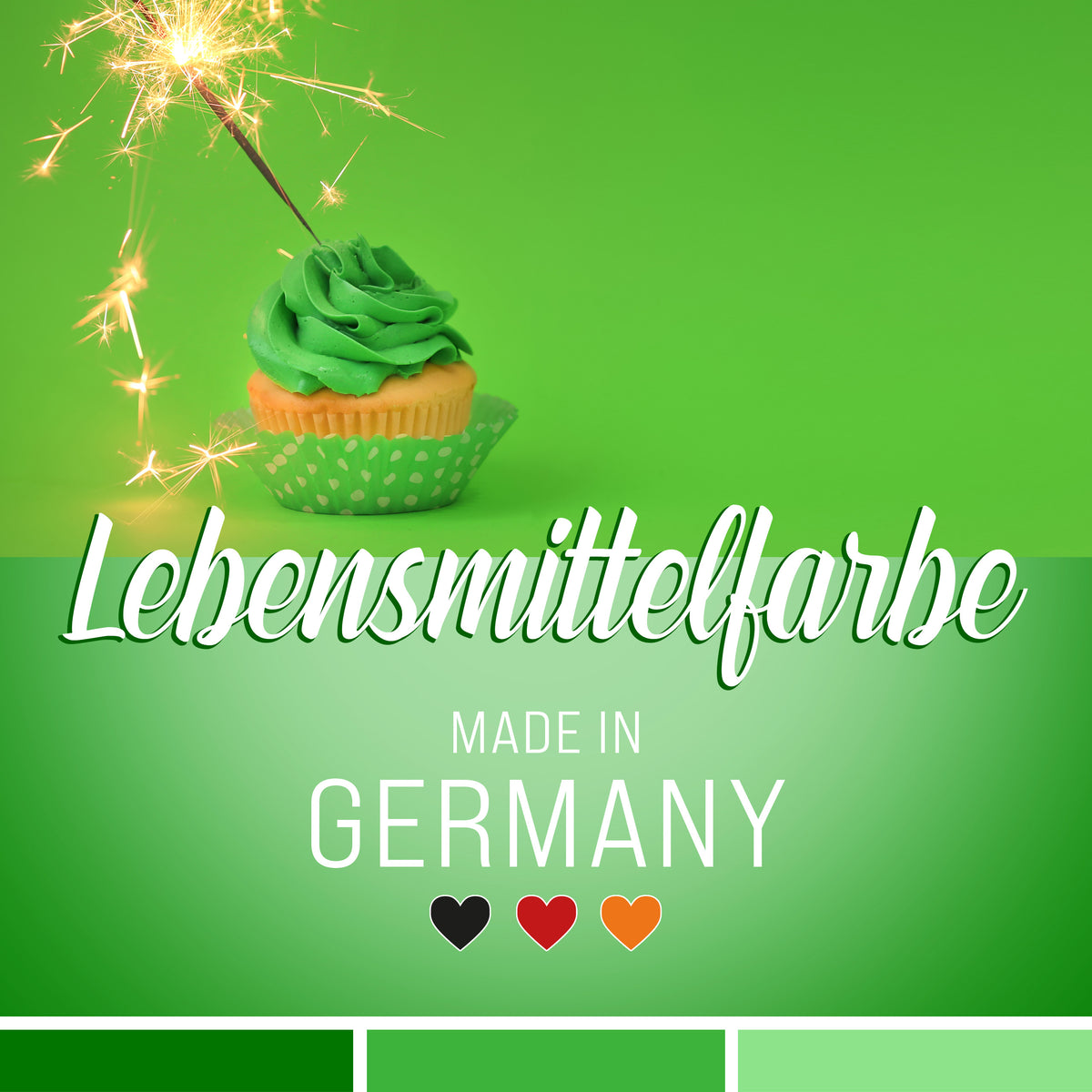 BELISSIA Lebensmittelfarbe Grün – 10 ml