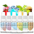 BELISSIA Lebensmittelaroma-Set „Erfrischung" – 6 × 10 ml