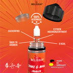 BELISSIA Shake & Make Aroma Erdbeer – 10 ml + Schüttelflasche
