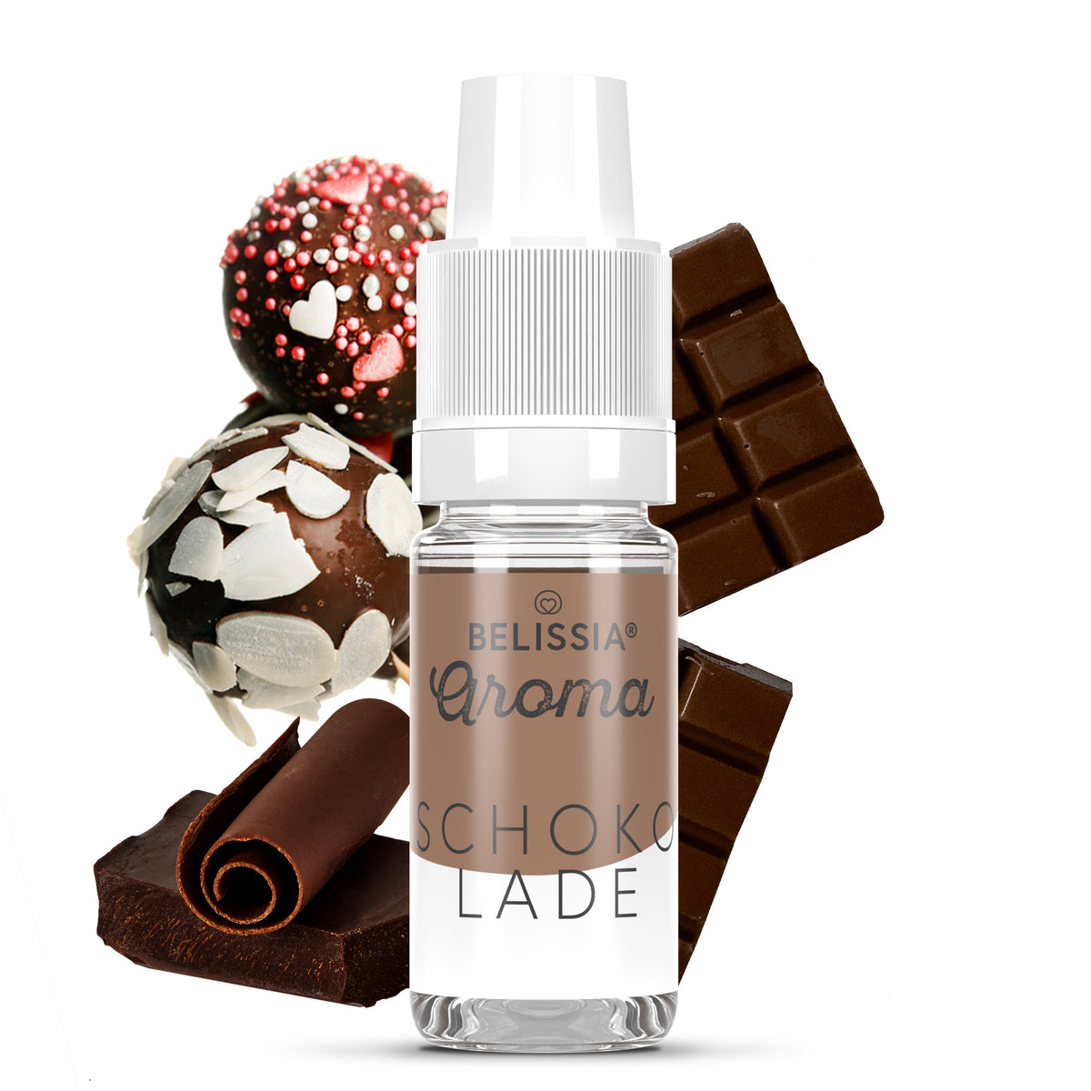 BELISSIA Lebensmittelaroma Schokolade – 10 ml Tropfflasche
