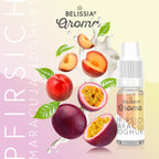 BELISSIA Lebensmittelaroma Pfirsich-Maracuja-Joghurt – 10 ml Tropfflasche