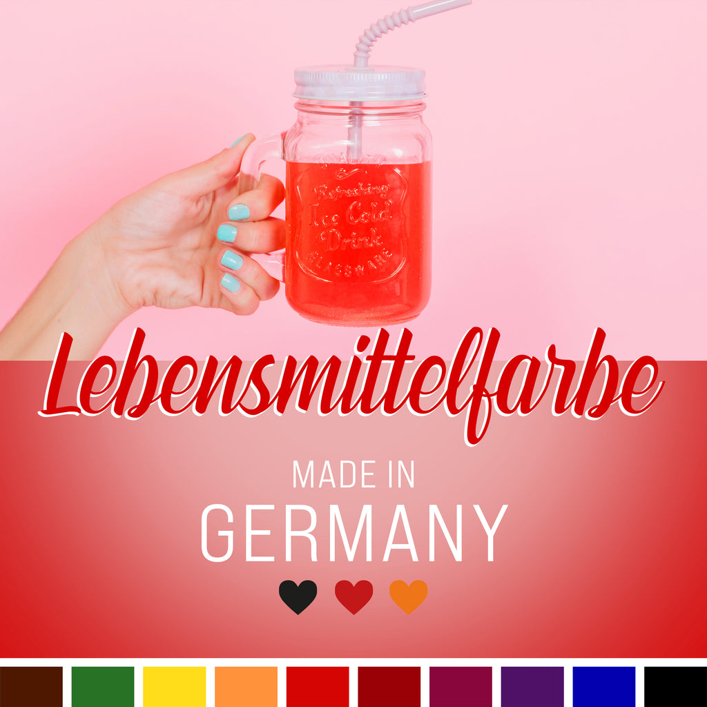 BELISSIA Lebensmittelfarben 10er-Set – 10 × 10 ml