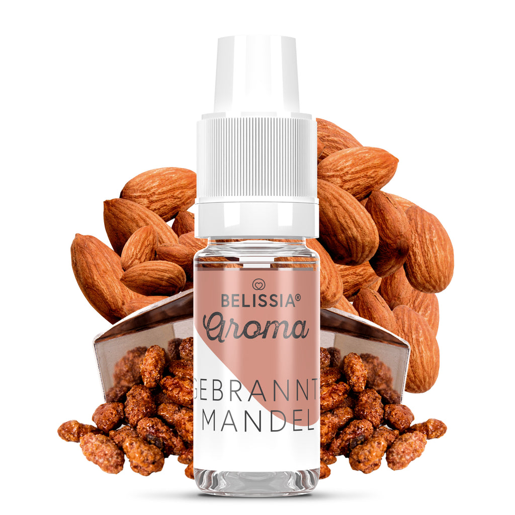 BELISSIA Lebensmittelaroma Gebrannte Mandel – 10 ml Tropfflasche