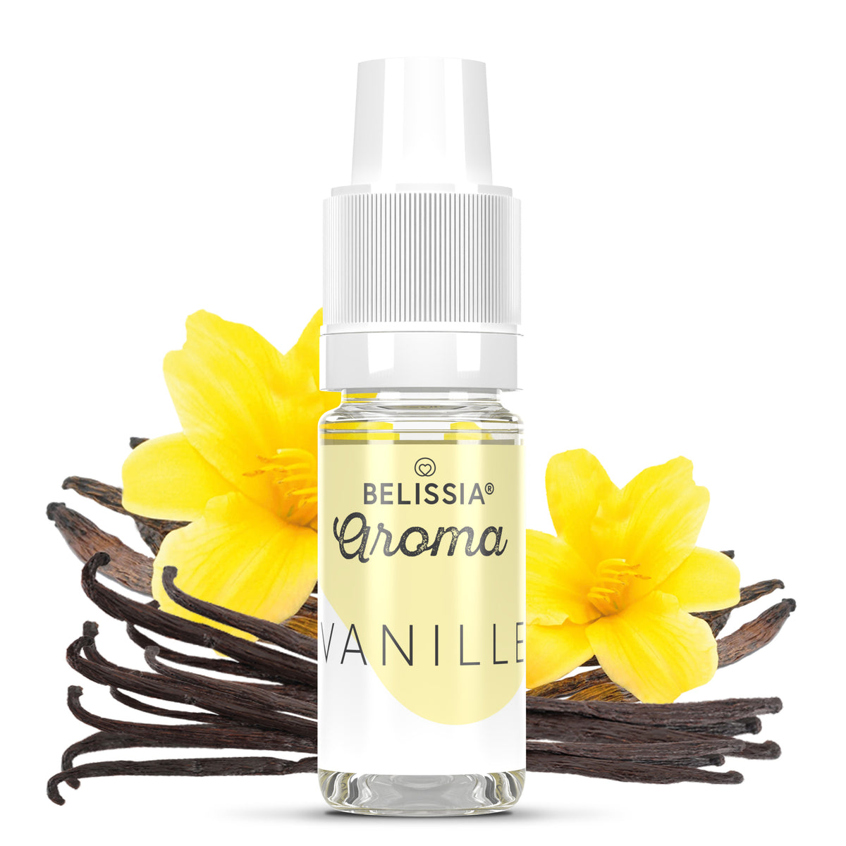 BELISSIA Lebensmittelaroma Vanille – 10 ml Tropfflasche