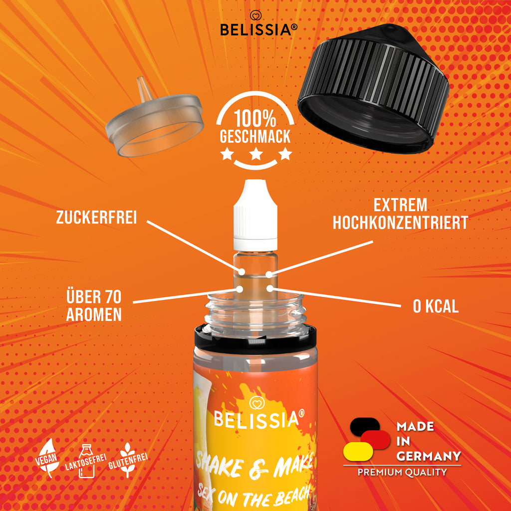 BELISSIA Shake & Make Aroma Sex on the Beach – 10 ml + Schüttelflasche