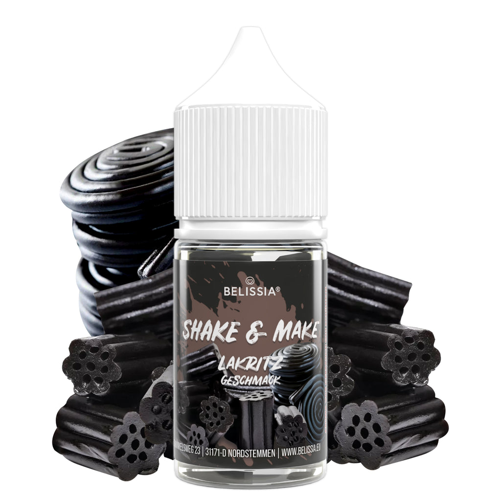 BELISSIA Shake & Make Refill Lakritz – 30 ml Nachfüllflasche