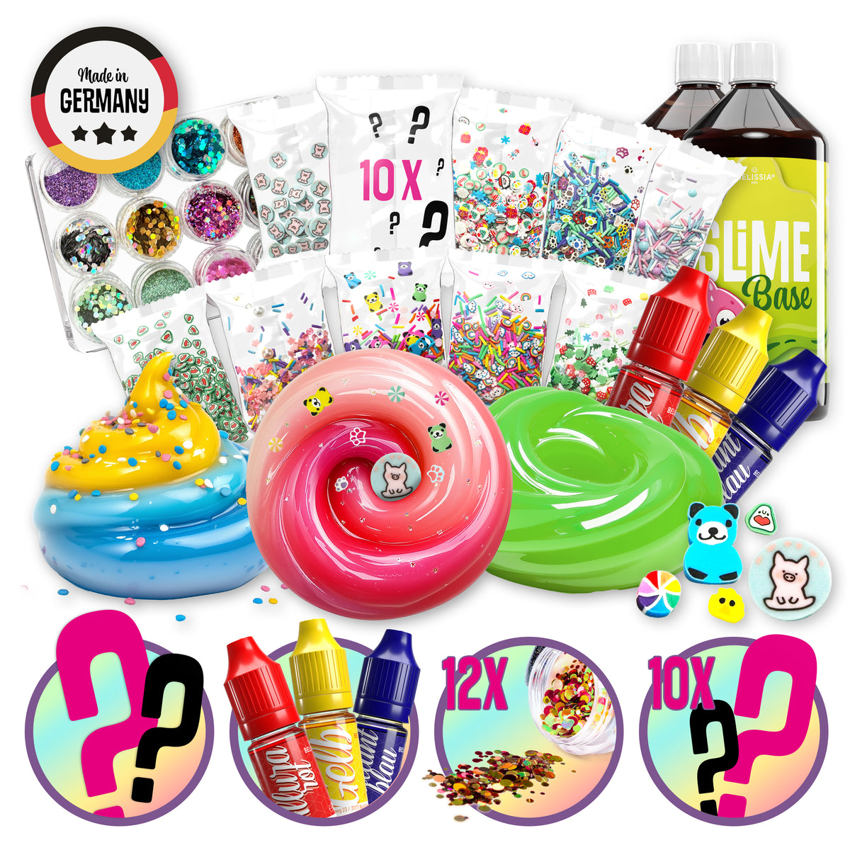 BELISSIA Schleim Mystery-Set – DIY-Set für Kinder