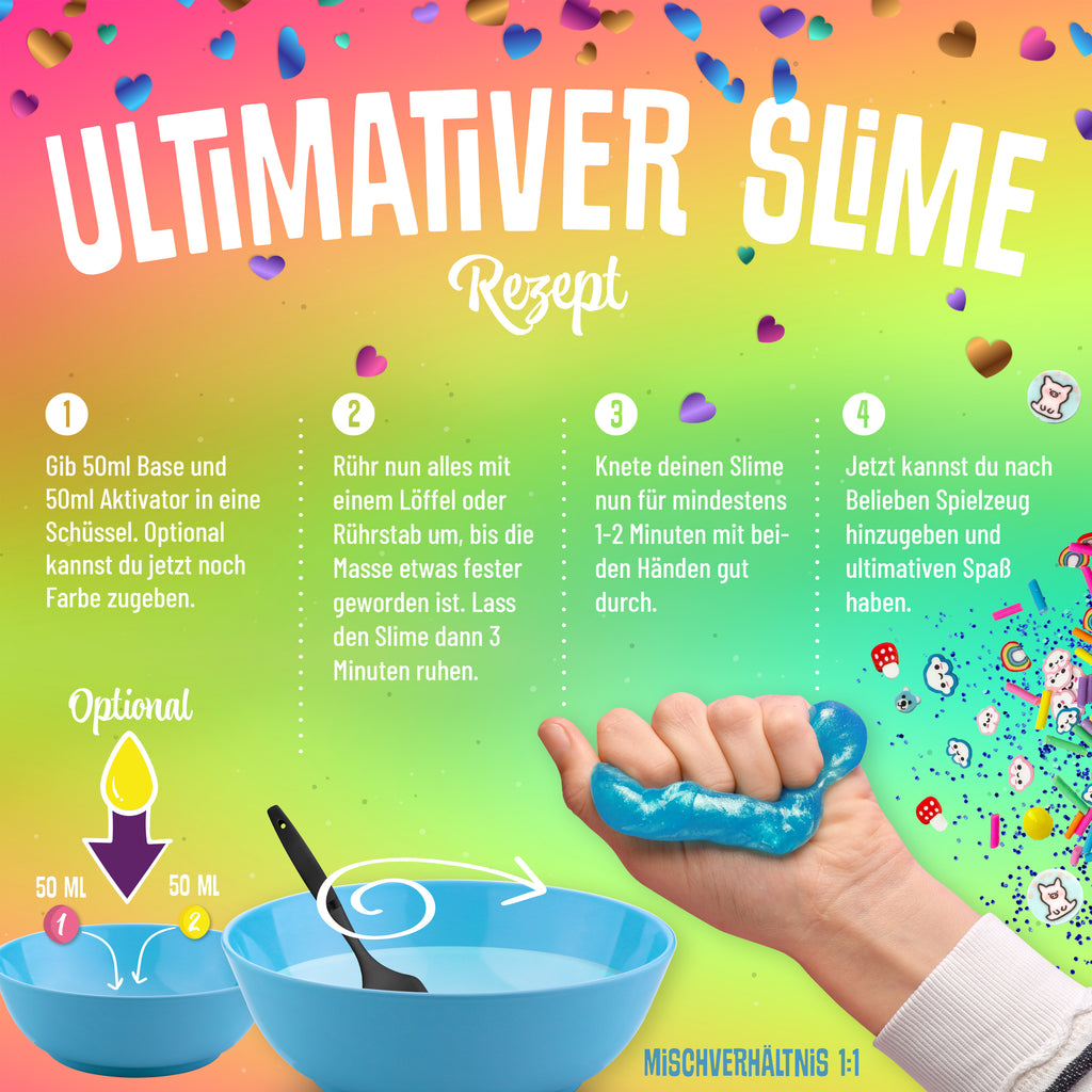 BELISSIA Schleim Mystery-Set – DIY-Set für Kinder