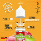 BELISSIA Shake & Make Refill Apfel-Extrem – 30 ml Nachfüllflasche