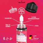 BELISSIA Shake & Make Aroma Himbeer-Joghurt – 10 ml + Schüttelflasche