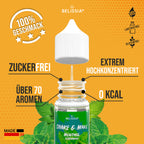 BELISSIA Shake & Make Refill Menthol – 30 ml Nachfüllflasche