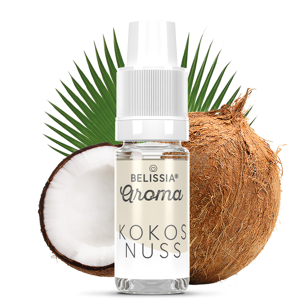 BELISSIA Lebensmittelaroma Kokosnuss – 10 ml Tropfflasche