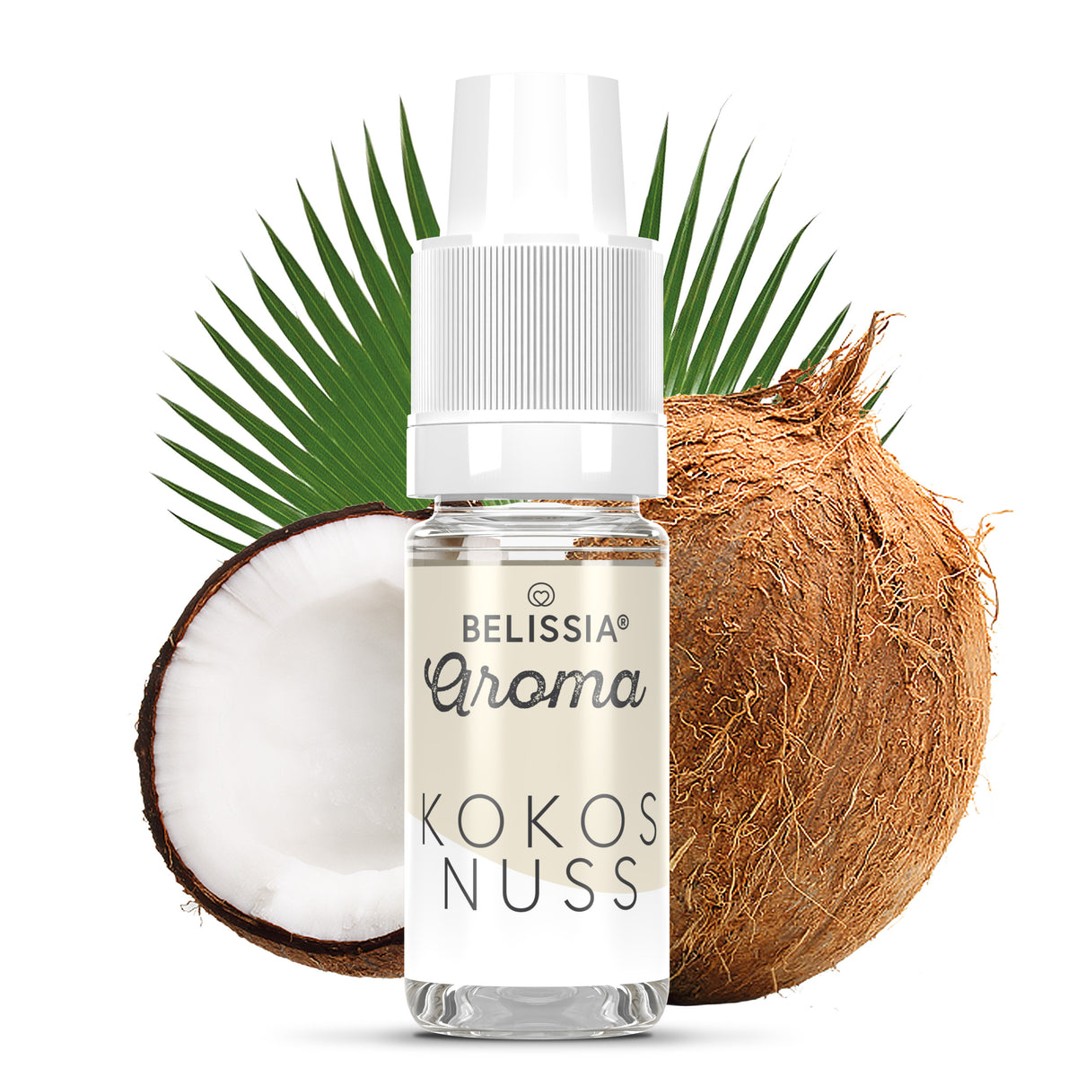 BELISSIA Lebensmittelaroma Kokosnuss – 10 ml Tropfflasche