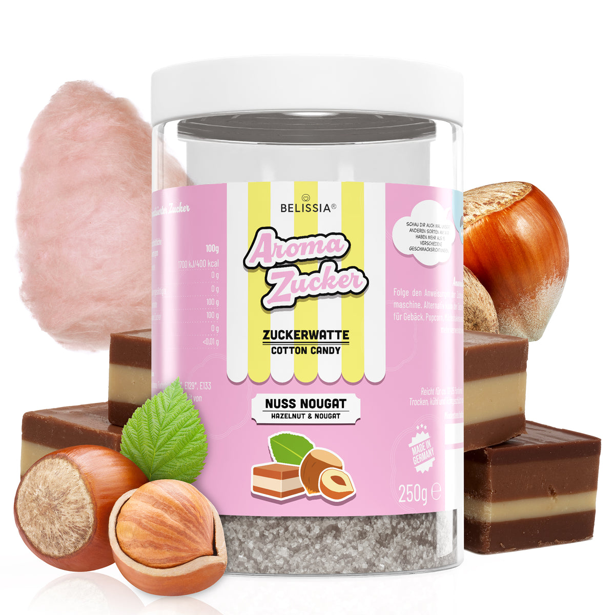 Belissia Aroma Zucker - Nuss Nougat