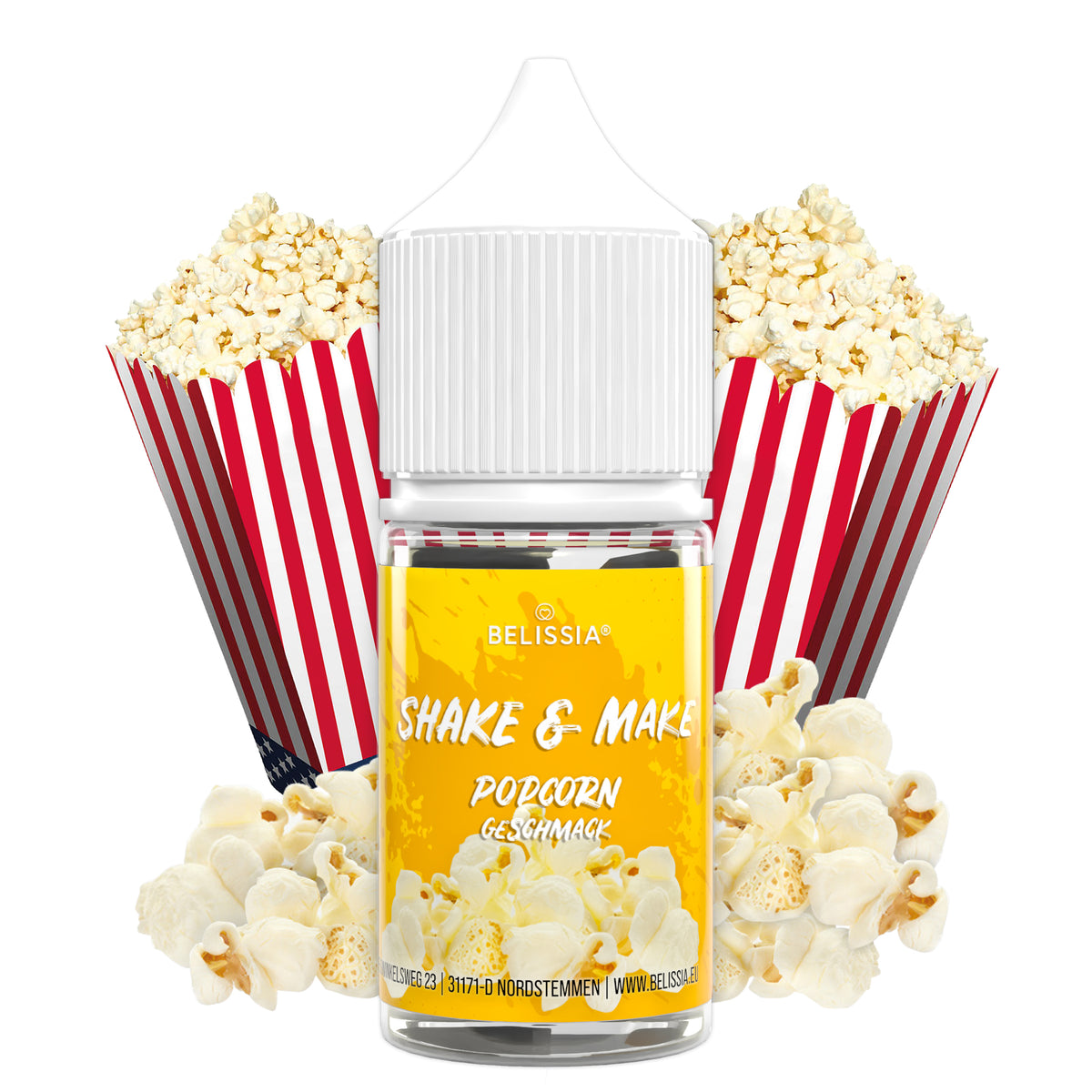 BELISSIA Shake & Make Refill Popcorn – 30 ml Nachfüllflasche