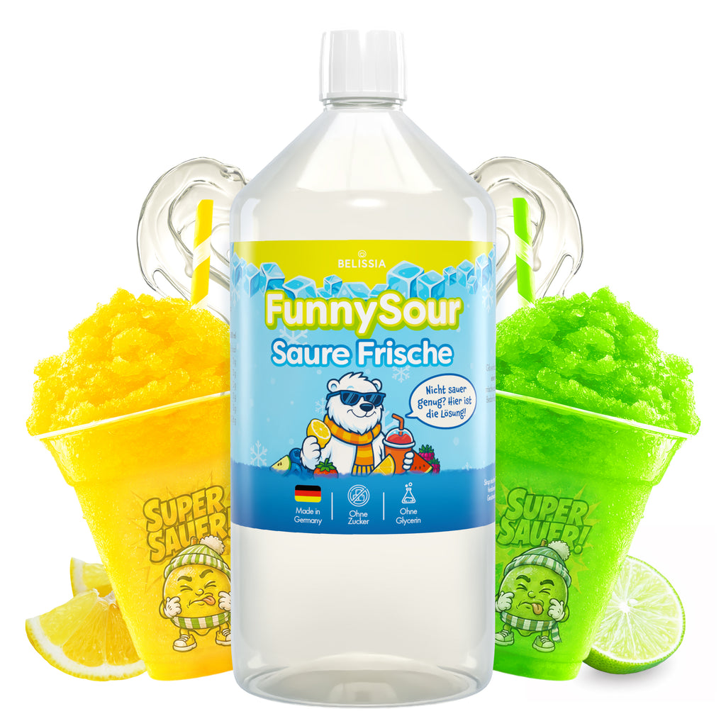 Funny Sour Saure Frische – Slush Eis Booster 1000 ml