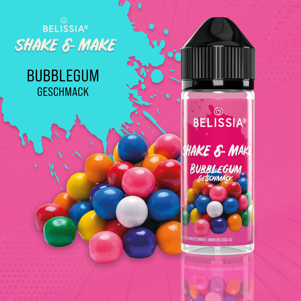 BELISSIA Shake & Make Aroma Bubblegum – 10 ml + Schüttelflasche