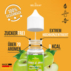BELISSIA Shake & Make Refill Grüner Apfel – 30 ml Nachfüllflasche