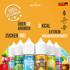 BELISSIA Shake & Make Refill-Set „Erfrischung" – 6 × 30 ml