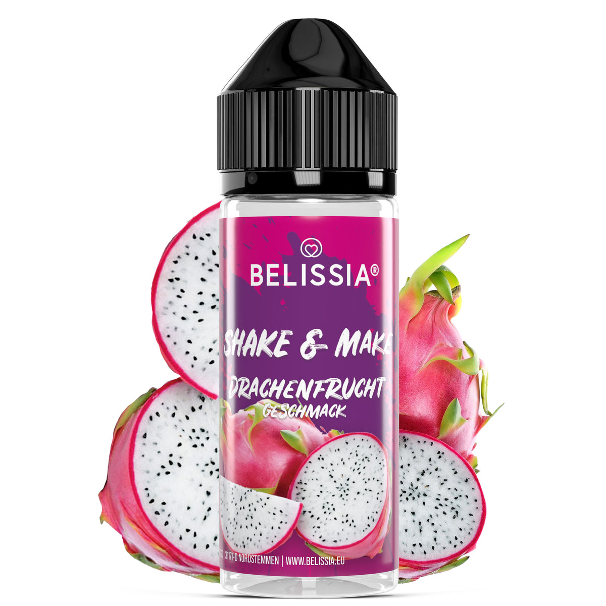BELISSIA Shake & Make Aroma Drachenfrucht – 10 ml + Schüttelflasche
