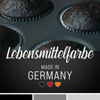 BELISSIA Lebensmittelfarbe Schwarz – 10 ml