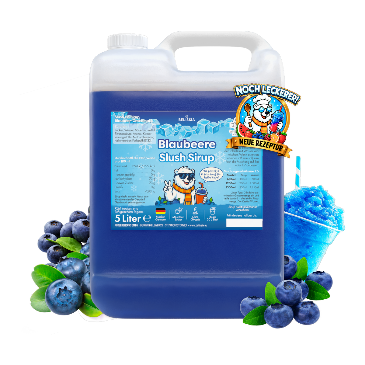 Slush Eis Sirup Konzentrat