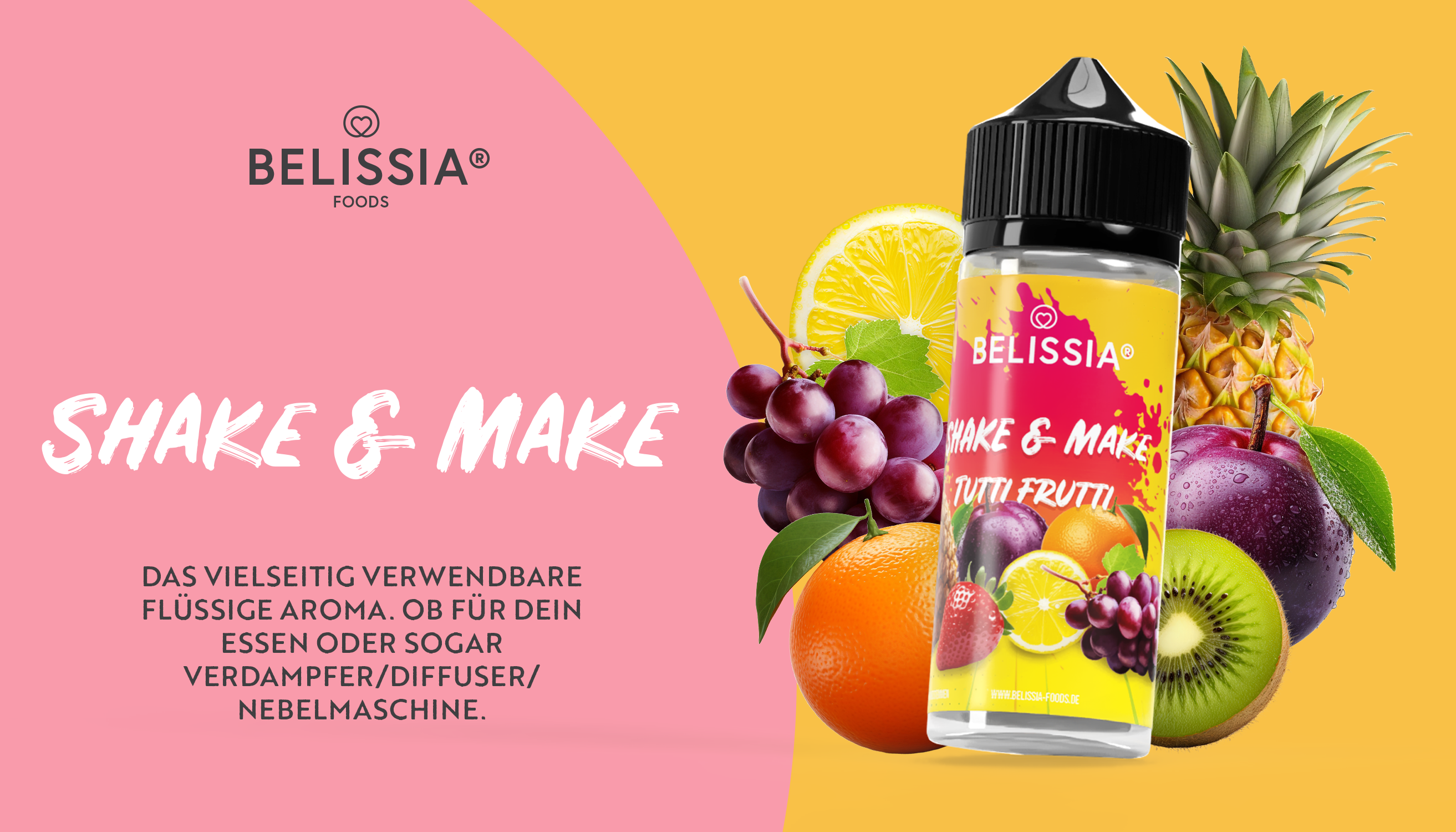 Vielseitig verwendbaere Flüssigaromen