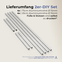 Filamentregal – DIY für 2 Ebenen – Für bis zu 20 Spulen