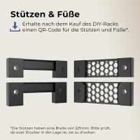 Filamentregal – DIY für 2 Ebenen – Für bis zu 20 Spulen