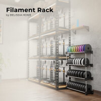 Filamentregal – DIY für 2 Ebenen – Für bis zu 20 Spulen