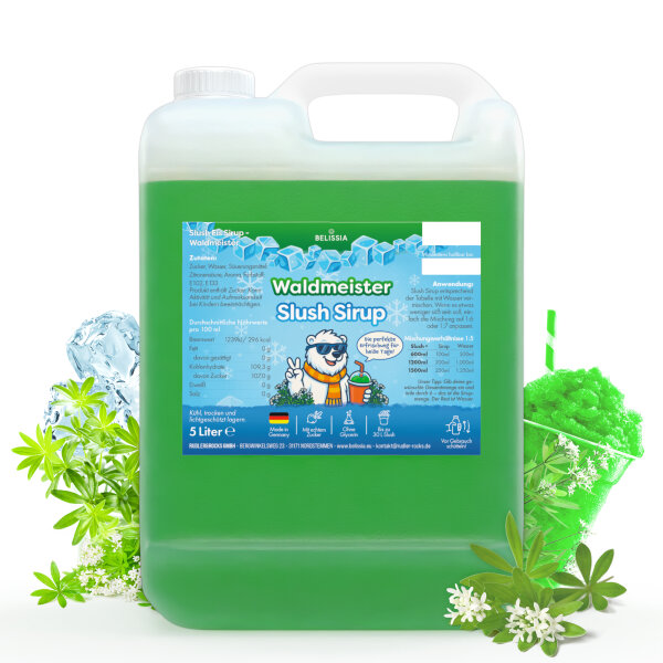 Slusheis Sirup – Waldmeister 5L
