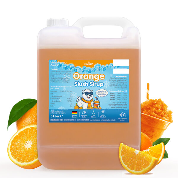 Slusheis Sirup – Orange 5L