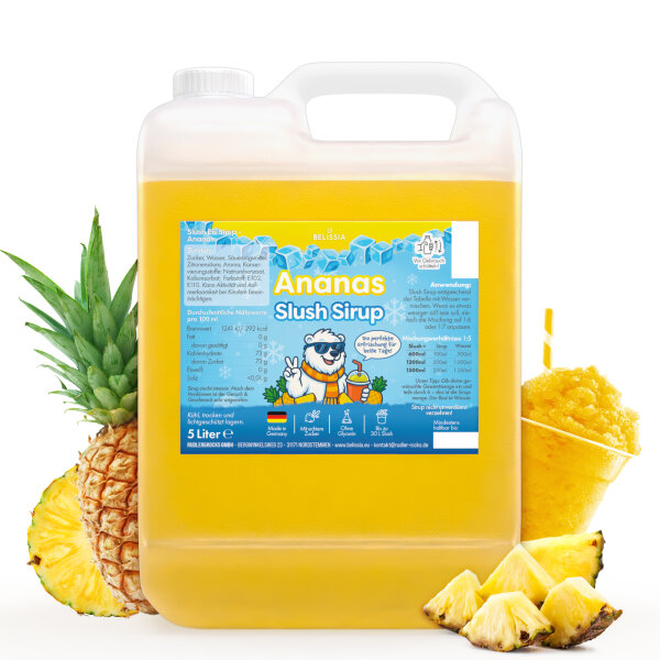 Slush Eis Sirup – Ananas 5L