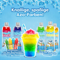 Slush Eis Sirup – 6x250ml Set - Zitrone, Mango, Orange, Waldmeister, Himbeere & Ananas