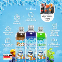 Slush Eis Sirup – 6x250ml Set - Zitrone, Mango, Orange, Waldmeister, Himbeere & Ananas