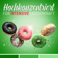 Belissia Lebensmittelfarbe Grün 10ml extrem hoch konzentriert. flüssig zum Färben von Getränken. Teig. Toppings und allen anderen Lebensmitteln