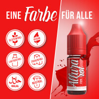 Belissia Lebensmittelfarbe Rot 10ml extrem hoch...