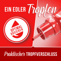 Belissia Lebensmittelfarbe Rot 10ml extrem hoch konzentriert. flüssig zum Färben von Getränken. Teig. Toppings und allen anderen Lebensmitteln