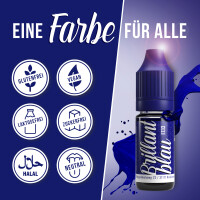 Belissia Lebensmittelfarbe Blau 10ml extrem hoch...