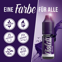 Belissia Lebensmittelfarbe Violett 10ml extrem hoch...