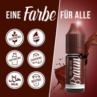 Belissia Lebensmittelfarbe Braun 10ml extrem hoch...