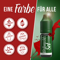 Belissia Lebensmittelfarbe Set Weihnachten 5x10ml extrem...