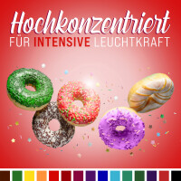 Belissia Lebensmittelfarbe Set 15 Farben 15x10ml extrem hoch konzentriert. flüssig zum Färben von Getränken. Teig. Toppings und allen anderen Lebensmitteln