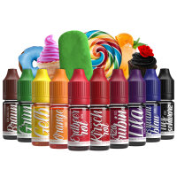 Belissia Lebensmittelfarbe Set 10 Farben 10ml extrem hoch...