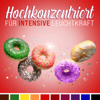 Belissia Lebensmittelfarbe Set 10 Farben 10ml extrem hoch konzentriert. flüssig zum Färben von Getränken. Teig. Toppings uvm.