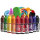 Belissia Lebensmittelfarbe Set 10 Farben 10ml extrem hoch konzentriert. flüssig zum Färben von Getränken. Teig. Toppings uvm.