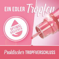 Belissia Lebensmittelfarbe Rosa 10ml extrem hoch konzentriert. flüssig zum Färben von Getränken. Teig. Toppings und allen anderen Lebensmitteln