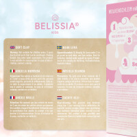 Belissia Kids Soft Clay Spiel Ton | 250 Gramm | Weißer Modellierschaum - weich, dehnbar, lufttrocknend | für Schleim, Knete, Cosplay und Modellierarbeiten