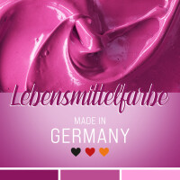 Belissia Lebensmittelfarbe Beere 10ml extrem hoch konzentriert. flüssig zum Färben von Getränken. Teig. Toppings und allen anderen Lebensmitteln